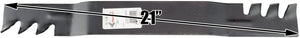 Rotary Copperhead Mulching Mower Blades Fit John Deere Models D100 LA100 Replaces OEM GX22151 GY20850 For 42 Inch Deck (pack of 2)