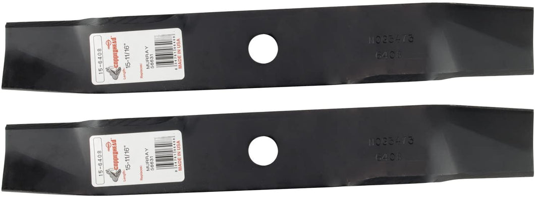 Rotary (2) 6408 Replacement Mower Blades for Murray 56631E701 656631, 46