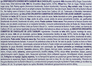 Cadbury Milk Chocolate Fingers 114g - Pack of 2
