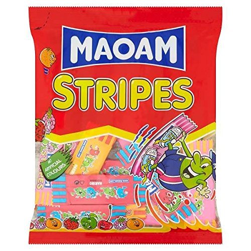 MAOAM Stripes 12 x 160g Bags (Bulk Buy) by Maoam