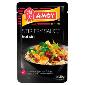 Amoy Straight to Wok Rich Hoi Sin Stir Fry Sauce (120g) - Pack of 2