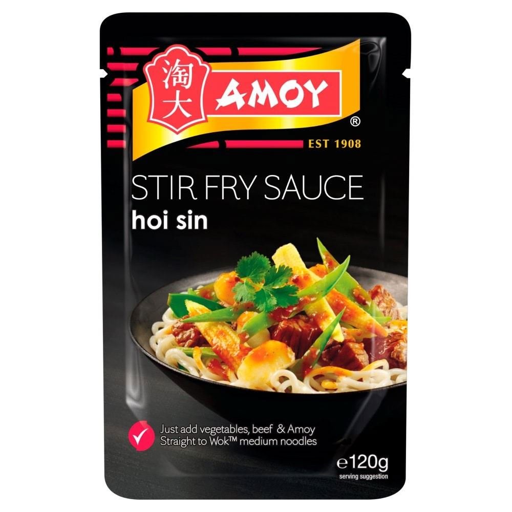Amoy Straight to Wok Rich Hoi Sin Stir Fry Sauce (120g) - Pack of 2