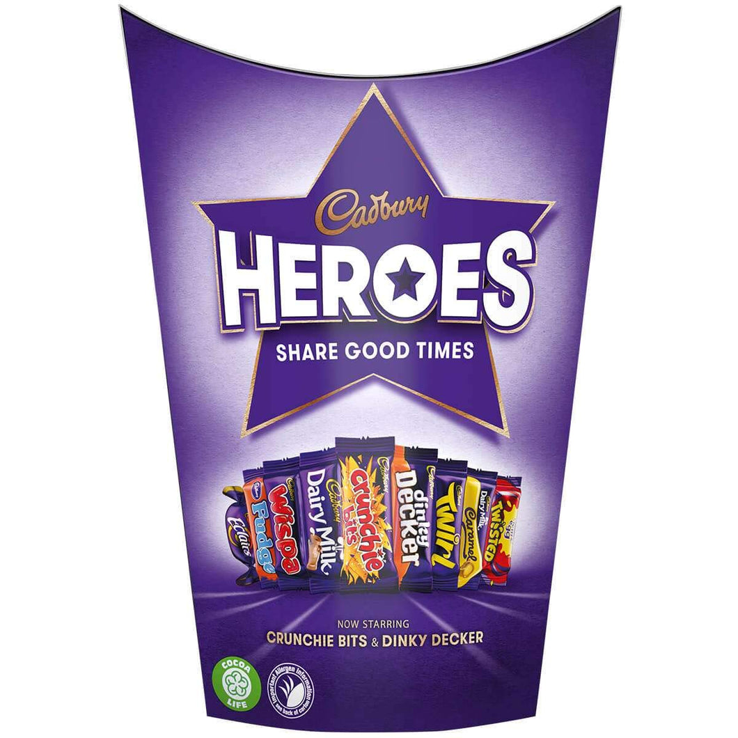 Cadbury Heroes Carton 185 (Pack of 4)