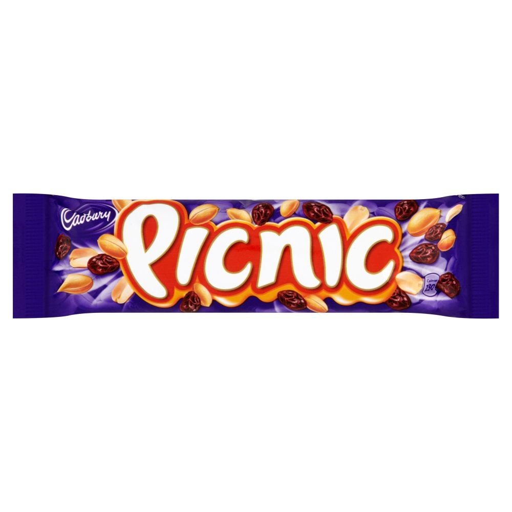 Cadburys Picnic - 48g - Pack of 12 (48g x 12 Bars)