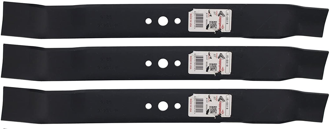 Rotary 3 Blades for Husqvarna Poulan 532189028, 532406712, 21