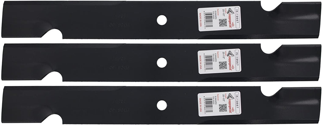 Rotary (3) Medium Lift Blades for Toro 105-7718-03, 1057718, 108-1114, 60