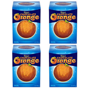 4-Pack Original Terrys Chocolate Orange Milk Chocolate Box Imported From The UK England