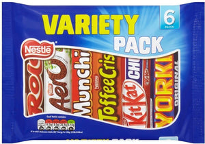 British Chocolate Variety Mix. Rolos, Aero, Munchies, Toffee Crisp, Kit Kat, Yorkie (2 Pack)