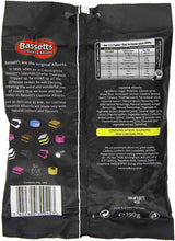 Load image into Gallery viewer, Maynards Bassetts liquorice allsorts 190gram imported from the UK England

