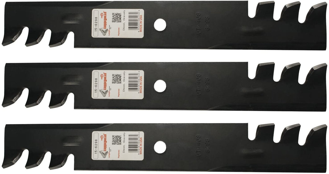 Rotary (3) 6298 Mower Blades for Gravely 8866800, 8866851, 32