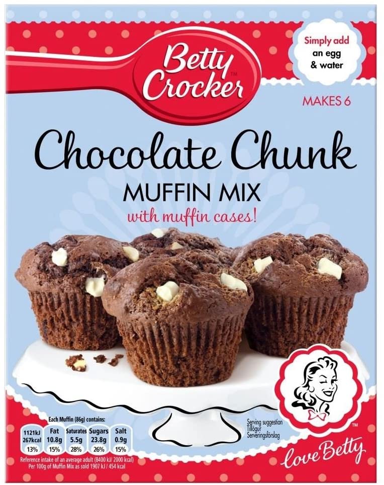 Betty Crocker Muffin Mix Chocolate Chunk 335g