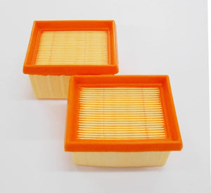 Makita 2 Air Filters - Compatible Dolmar 394 173 010, Wacker 0108076, 0108077, 0159441, 0204330