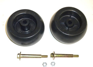Aftermarket (2) 6916/04-163 Deck Wheels with Lock Nuts & Bolts Replaces John Deere M84690 Ariens 03471700, 03905600