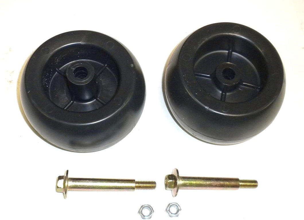 Aftermarket (2) 6916/04-163 Deck Wheels with Lock Nuts & Bolts Replaces John Deere M84690 Ariens 03471700, 03905600