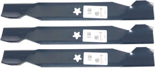 Load image into Gallery viewer, Set of 3, Made In USA Blade For 137380, 532137380 50&quot; Deck, Craftsman, Poulan, Husqvarna, Wizard

