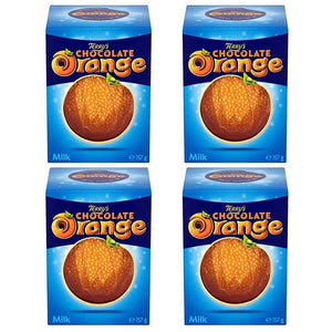 4-Pack Original Terrys Chocolate Orange Milk Chocolate Box Imported From The UK England