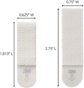 Command Picture Hanging Strips Value Pack, 12 Pairs: 8-Medium, 4-Large Pairs, Decorate Damage-Free