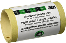 Load image into Gallery viewer, 3M SandBlaster 025180UK Fine P180 115mm x 2.5m Between Coats Sandpaper Roll
