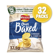 Load image into Gallery viewer, Baked Walkers Cheese and Onion 37.5 g (Pack of 32)
