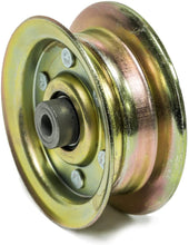 Load image into Gallery viewer, Mower Deck Rebuild Kit with Spindles Blades Belt Pulleys &amp; Bolts Compatible with Husqvarna YTH 20 K 46&quot;
