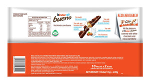 Kinder Bueno bar, Hazelnut, 1.51 Ounce (Pack of 10)