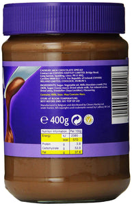 Cadburys Chocolate & Crunchie Spread, 400g each