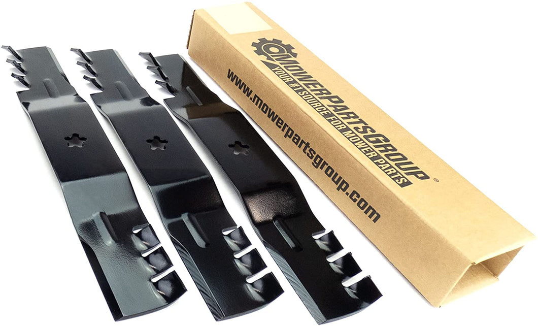 ISE Replacement Set of Three Blades for AYP, Replaces Part Numbers: 187254, 187255, 187256, 532187255, 532187256