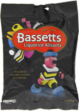Load image into Gallery viewer, Maynards Bassetts liquorice allsorts 190gram imported from the UK England
