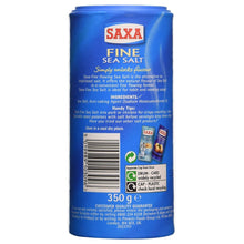 Load image into Gallery viewer, Saxa Fine Sea Salt (350g)
