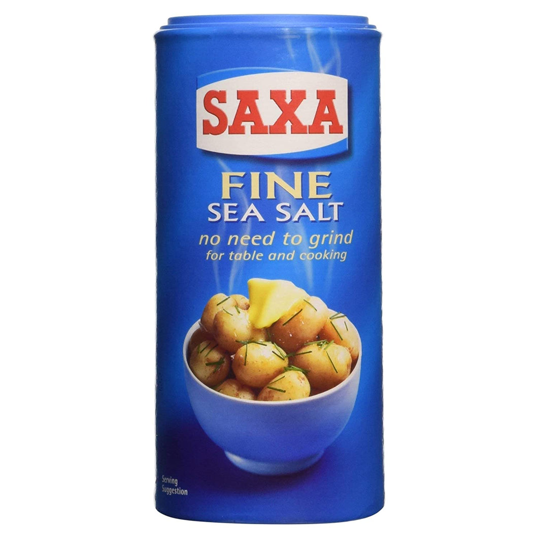 Saxa Fine Sea Salt (350g)