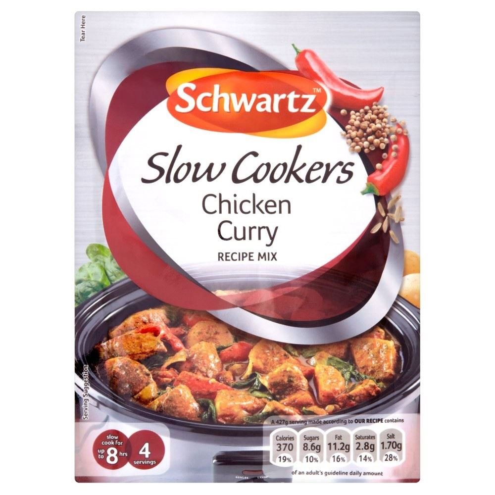 Schwartz Slow Cooker Chicken Curry Recipe Mix (33g)