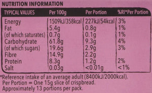 Ryvita Fruit Crunch Crispbread 200g