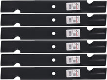 Load image into Gallery viewer, Rotary 3434 6 Mower Blades for Bobcat Ferris Scag Snapper 21” Length 2-1/2” Width .2040” Thickness 5/8” Center Hole Fits 61&quot; Deck
