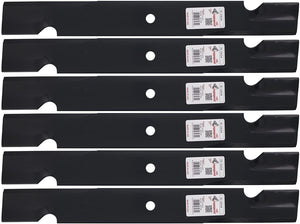 Rotary 3434 6 Mower Blades for Bobcat Ferris Scag Snapper 21” Length 2-1/2” Width .2040” Thickness 5/8” Center Hole Fits 61" Deck