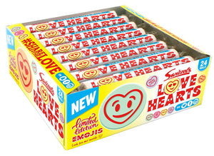 Swizzels Matlow Giant Love Hearts Fruit Sweets 39G