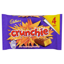 Load image into Gallery viewer, Cadbury Crunchie (4 x 26.1g Chocolate Bars) 104.4g UK / British Chocolate
