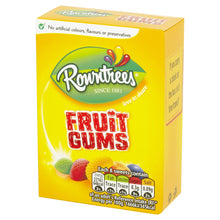 Load image into Gallery viewer, Rowntrees Fruit Gums Carton 125g
