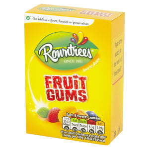 Rowntrees Fruit Gums Carton 125g