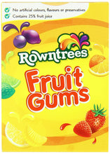 Load image into Gallery viewer, Rowntrees Fruit Gums 120g (Pack of 6)
