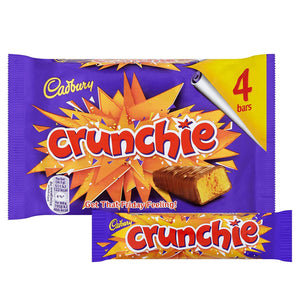 Cadbury Crunchie (4 x 26.1g Chocolate Bars) 104.4g UK / British Chocolate