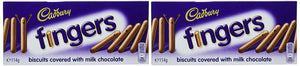 Cadbury Milk Chocolate Fingers 114g - Pack of 2