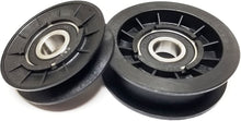 Load image into Gallery viewer, Poulan Husqvarna Jonsered Craftsman Set of 2 Compatible Drive Pulleys, V-Idler for 532194326 194326; Flat Idler for 532194327 194327
