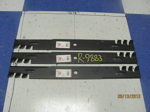 SCAG Rotary 9883-lot of 3-USA Blades, 48112 481709, Commercial Mulching Blade