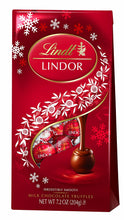 Load image into Gallery viewer, Lindt LINDOR Milk Chocolate Holiday Truffle 7.2 Ounce
