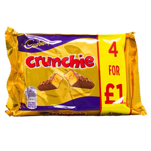 Cadbury Crunchie | 10 x 4 Bar Multipacks | 40 Bars Total