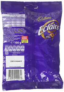 Cadbury Chocolate, Eclairs Classic, 166 g, Brown