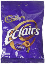 Load image into Gallery viewer, Cadbury Chocolate, Eclairs Classic, 166 g, Brown
