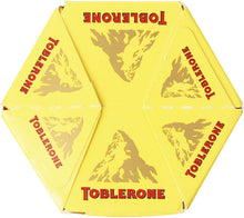Load image into Gallery viewer, Toblerone Swiss Milk Chocolate with Honey and Almond Nougat, 6 - 100g Bars, Total Net Wt 600g

