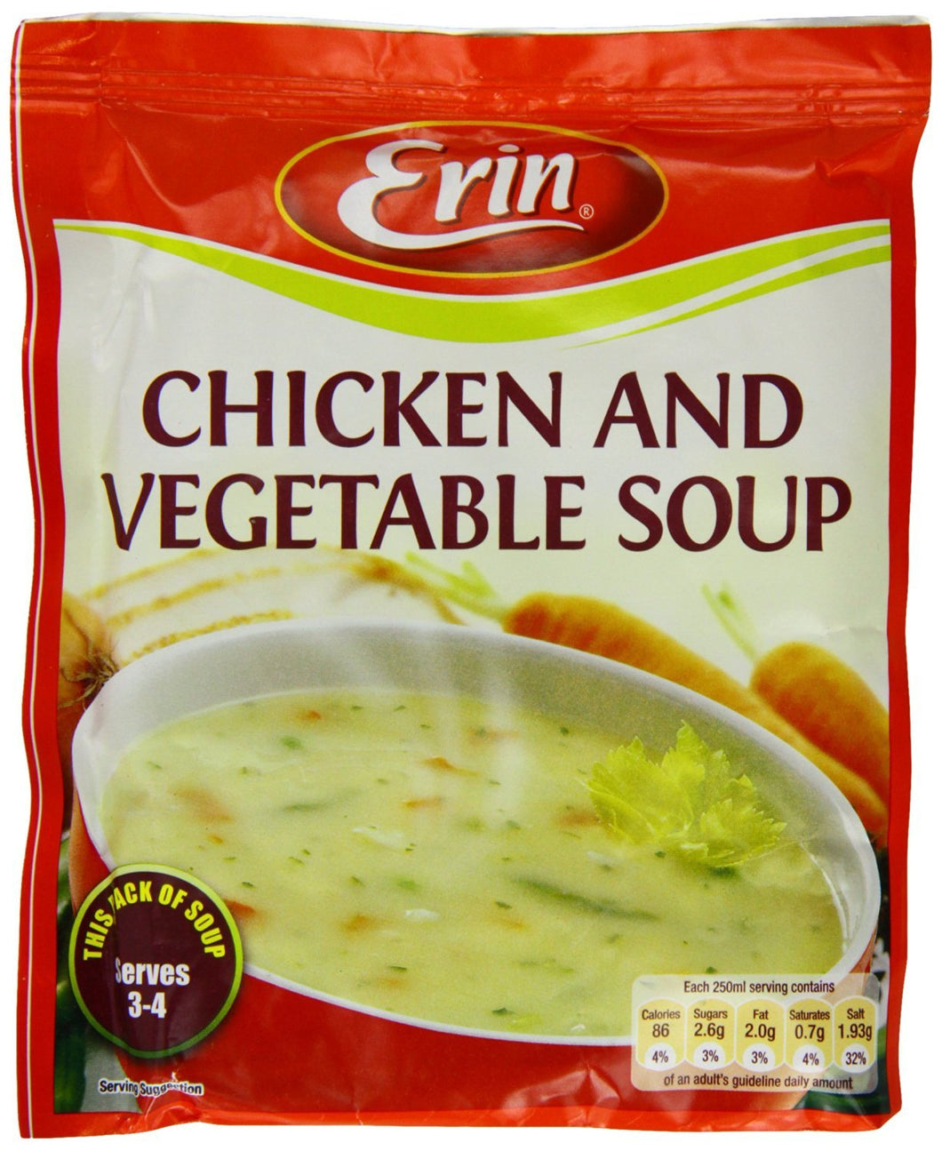 Erin Chicken and Veg Soup 76 g Made in Ireland with Pride