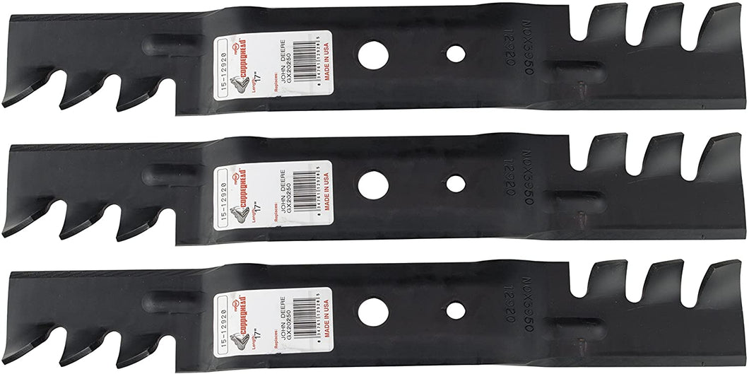 Rotary 12920 Pack of 3 Copperhead Mulching Blades - 17 X 0.678